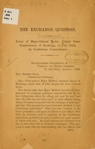 Tapa de The exchange question