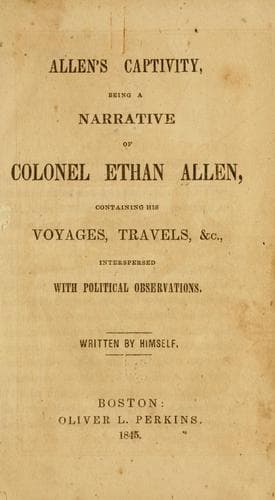 Tapa de Allen's captivity