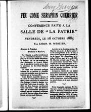 Tapa de Feu Côme Séraphin Cherrier