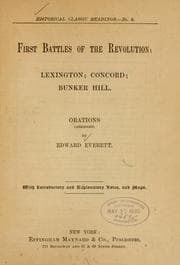 Tapa de First battles of the revolution