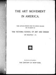 Tapa de The Art movement in America