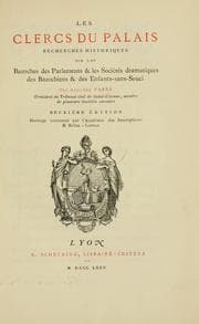Tapa de Les clercs du palais