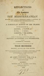 Tapa de Reflections on the commerce of the Mediterraneanay result to the English by holding possessions in the Mediterranean, as nearly to equal their West India trade