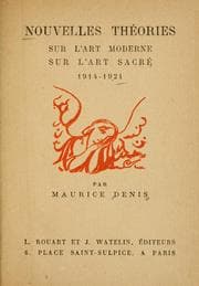 Tapa de Nouvelles théories sur l'art moderne [et] sur l'art sacré, 1914-1921