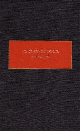 Tapa de Correspondence, 1654-1658
