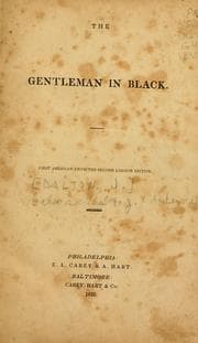 Tapa de The gentleman in black