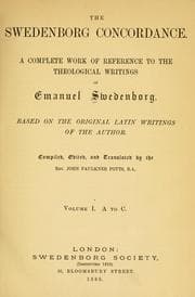 Tapa de The Swedenborg concordance