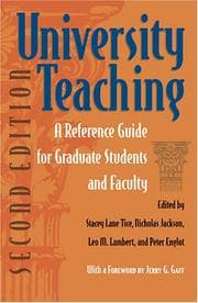 Tapa de University Teaching