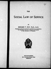 Tapa de The social law of service