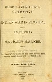 Tapa de A correct and  authentic narrative of the Indian war in Florida