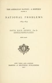 Tapa de National problems, 1885-1897