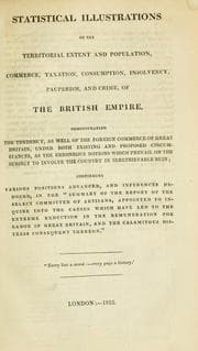 Tapa de Statistical illustrations of the territorial extent and population, commerce, taxation, consumption, insolvency, pauperism, and crime, of the British Empire
