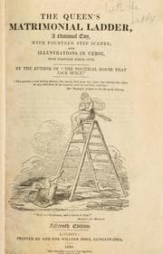 Tapa de The queen's matrimonial ladder, a national toy