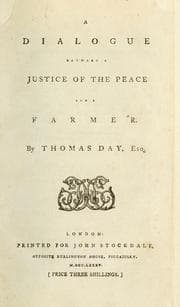 Tapa de A dialogue between a justice of the peace and a farmer