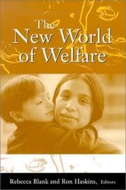 Tapa de The new world of welfare