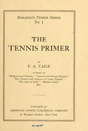 Tapa de The tennis primer
