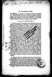 Tapa de An Act respecting forgery