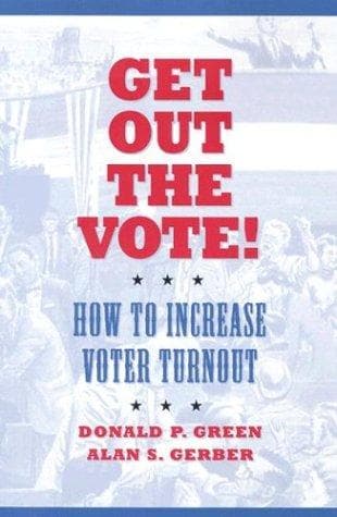 Tapa de Get out the vote!