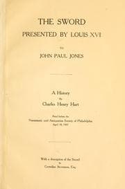 Tapa de The sword presented by Louis XVI to John Paul Jones