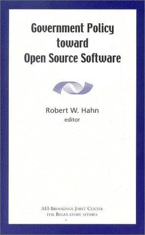 Tapa de Government Policy Toward Open Source Software