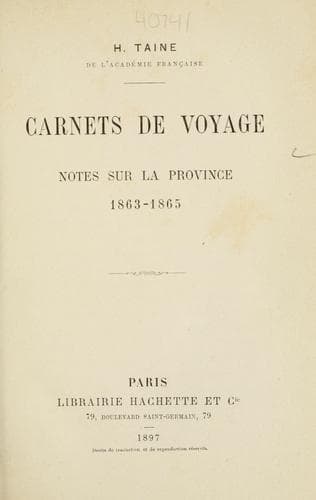 Tapa de Carnets de voyage