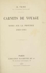 Tapa de Carnets de voyage
