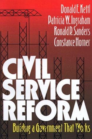Tapa de Civil service reform