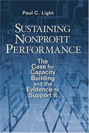 Tapa de Sustaining Nonprofit Performance