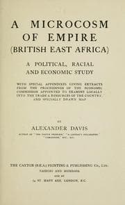 Tapa de A microcosm of empire (British East Africa)