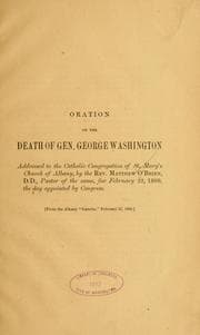 Tapa de Oration on the death of Gen. George Washington