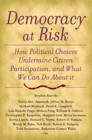 Tapa de Democracy at risk