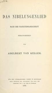 Tapa de Das Nibelungenlied