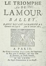 Tapa de Le triomphe de l'amour