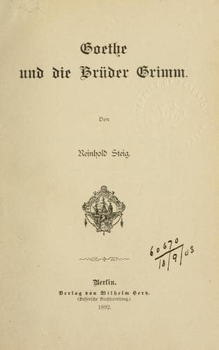 Tapa de Goethe