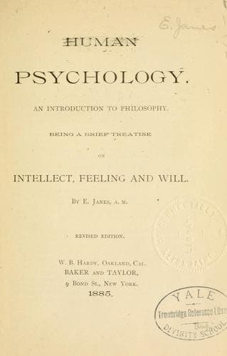 Tapa de Human psychology