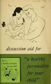 Tapa de Discussion aid for A healthy personality for your child