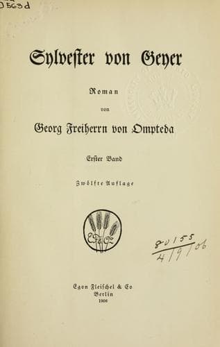 Tapa de Deutscher Adel um 1900.