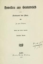 Tapa de Novellen aus Oesterreich