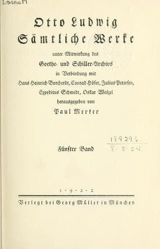 Tapa de Sämtliche Werke