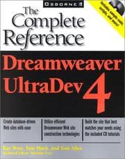 Tapa de Dreamweaver UltraDev 4
