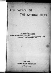 Tapa de The patrol of the Cypress Hills