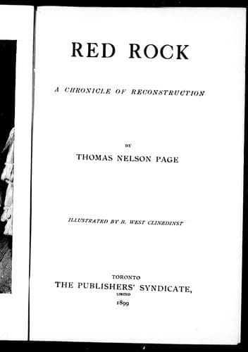 Tapa de Red rock