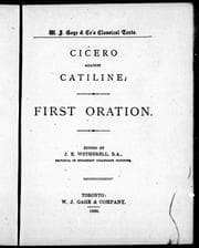 Tapa de Cicero against Catiline