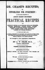 Tapa de Dr. Chase's recipies, or, Information for everybody