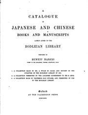Tapa de A Catalogue of Japanese and Chinese Books and Manuscripts Lately Added to ..