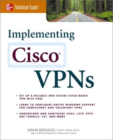 Tapa de Implementing Cisco VPNs