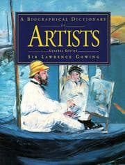 Tapa de A Biographical dictionary of artists