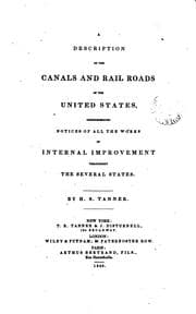 Tapa de A description of the canals and railroads of the United States