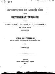 Tapa de Aeneas von Stymphalos: Ein arkadischer Schriftsteller aus classischer Zeit