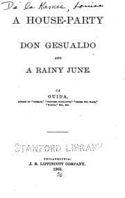 Tapa de A House Party: Don Gesualdo and A Rainy June
